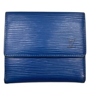 Louis Vuitton Epi Porte Feiulle Elise Blue
Bifold Compact Wallet